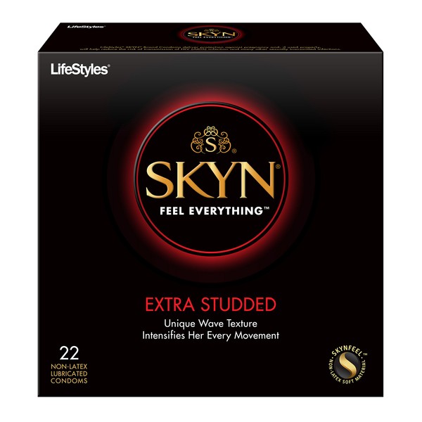 Lifestyles Skyn Extra Studded - 22 pack
