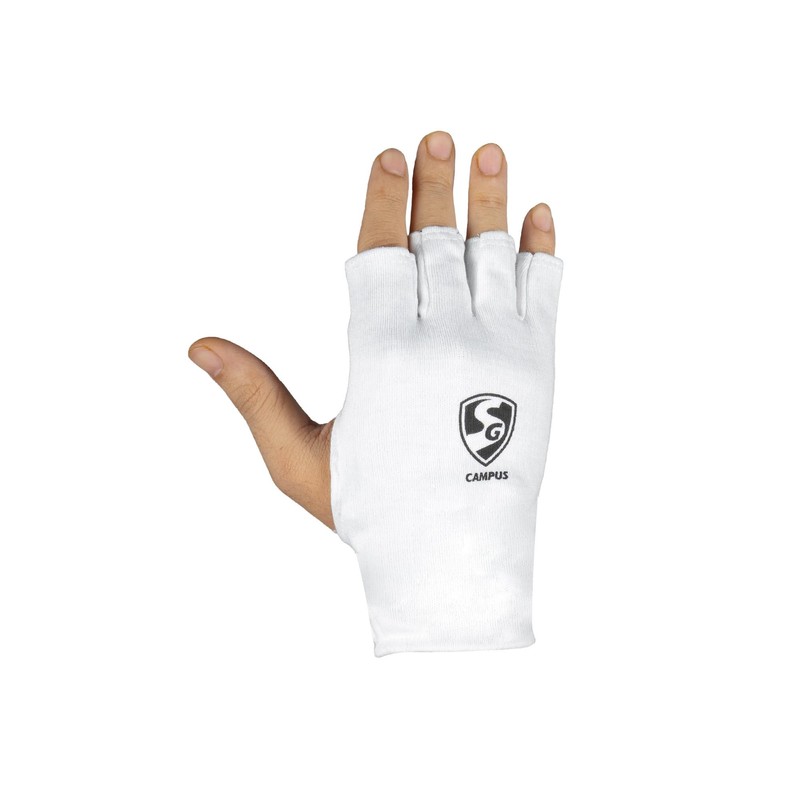 SG Campus Inner Gloves for Batting | White | One