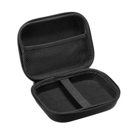 PATIKIL 160x130mm Electronic Notebook Case EVA Hard Waterproof Rectangle Travel Carrying Case with Zipper Digital Multimeter Camera Charging Cord Earphone Black