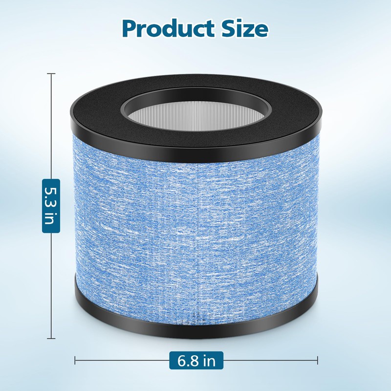 2 Pack C102 MA-01CW Replacement Filter Compatible with Miko Ibuki