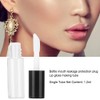50 Pack 1.2ml Mini Lip Gloss Tubes Empty, Clear Lip