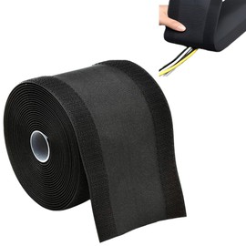JUSTVEL Wiring Cover, Set of 3, Carpet, Cable Stop, Magic Tape, Wire Hiding, Cable Cover, Cord Cover, Wire Stop, Cord Hiding, Wire Cover, Mall, Floor, 3.9 x 16.8 ft (10 x 3 m)