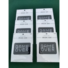 design loft Super bowl game over patch (6 pcs)