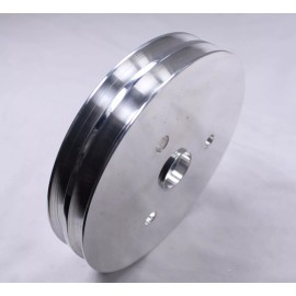 espeedpro21 Small Block Chevy SWP Aluminum 2 Double Groove Crankshaft Pulley SBC 283 350