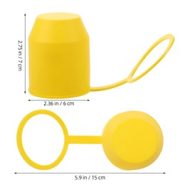 ABOOFAN Trailer Hitch Ball Cover Durable Towball Protector Cap for Rv Car Accessories Secure Fit Attachment Heavy Duty Plastic Construction