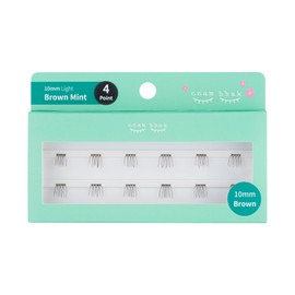 CCAMBBAK Original Light/Thick Eyelashes (10mm (Brown), 4Point)