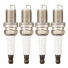 Zoncar BKR6EIX Spark Plug,Double Iridium Spark Plugs 4 pcs Compatible