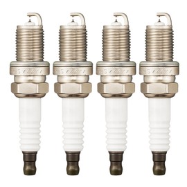 Zoncar BKR6EIX Spark Plug,Double Iridium Spark Plugs 4 pcs Compatible With Sidekick,Sequoia,Sephia,Scrambler 500 4x4,Scrambler 500 2x4,Scoupe,S90,S80,S8,S70,S65 AMG,S600,Sportsman 500 6x6