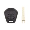 sourcing map New 3 Buttons Uncut Key Fob Remote Control