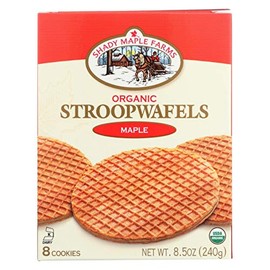 SHADY MAPLE FARMS Organic Maple Stroopwafels, 8.5 OZ