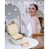 Vlando Jewellery Box Travel, Modern Jewellery Organiser with 6 Jewellery
