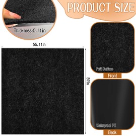 HFYZZ Outdoor Playhouse Mat, 59'' x 55'' Waterproof Outdoor Playhouse Activity Rug with Non Slip Backing Outside Game House Play Mat Home Floor Playhouse Pad Rug, Portable