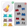 lasuroa 101pcs Car Fuses Assortment Kit, Mini Blade Auto Fuse