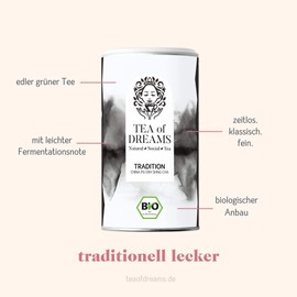 Pu Erh Tea Organic | "Tradition" | China Green Pu Erh Sheng Cha | Loose Tea | 150g