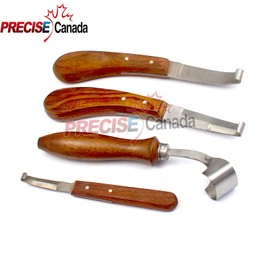 PRECISE CANADA: Farrier Hoof Knife Swiss Straight Curve Right Left Hand Tools
