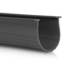 3" Garage Door Bottom Seal Weatherstrip in Grey - 1/4"