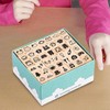Wooden Stamps for Kids - Toddler Craft Stamp Kit -