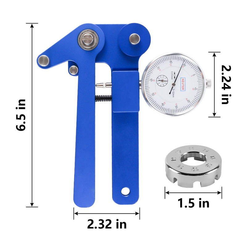 Gorise Bikes Wheel Spoke Tension Meter, Aluminum Alloy High Precision