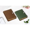 Vintage Leather Journal Notebook A5 Journa Refillable PU Leather Rivet
