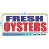 Fresh Oysters 2x5 Banner sign