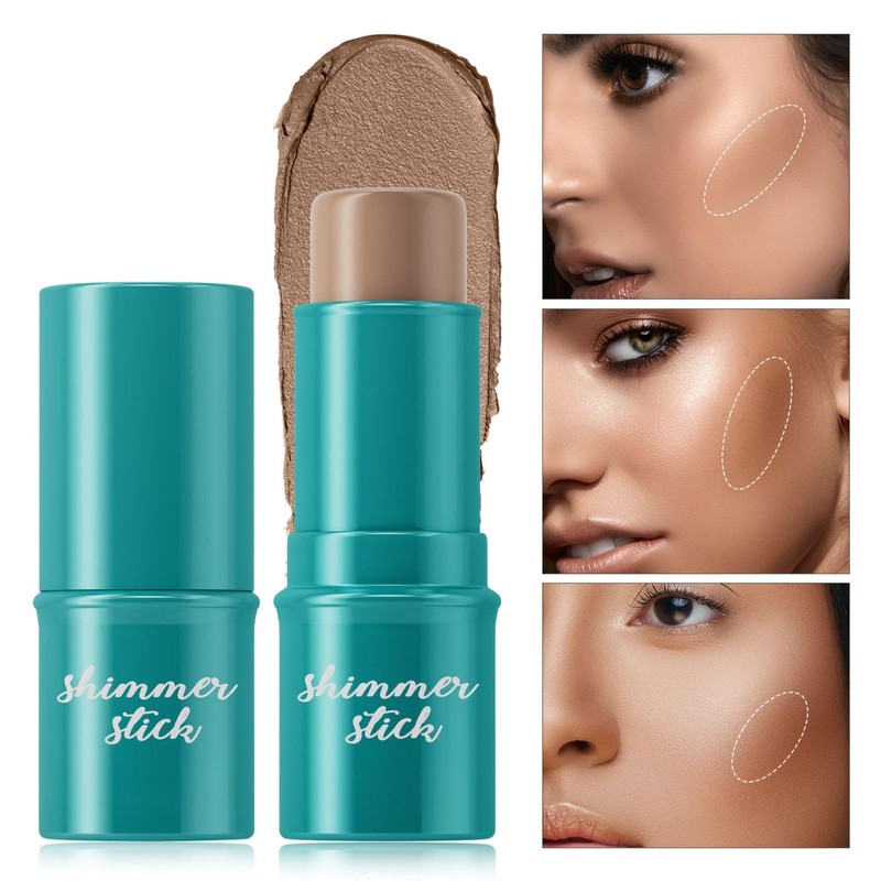 Vawolecy Contour Stick, Shades with Highlighter & Bronzer & Blush