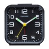 Peakeep 3D Numbers No Tick-Tock Analog Alarm Clock with Classic