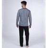 Moonline - Men's Long Pyjamas 100% Cotton with V-Neck and