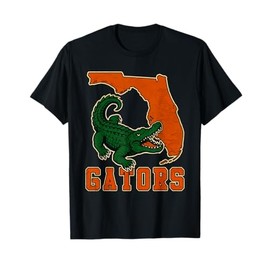 Vintage Gators Reptile Classic Animals Throwback Design T-Shirt