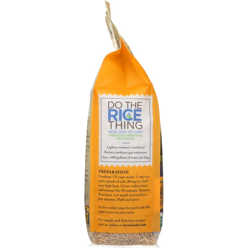LOTUS FOODS Organic Brown Basmati Rice, 30 OZ