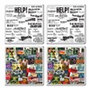 Vandor Beatles-Singles Collection-Ceramic Set of 4 Coaster Set, regular, multi
