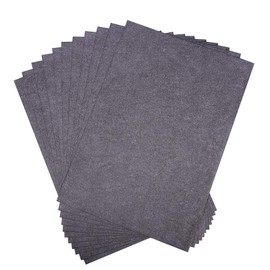 100 Sheets Graphite Transfer Tracing Carbon Paper (9 x 13 Inch) - for Drawings and Photos onto Wood Fabric Metal Canvas Paper - Black