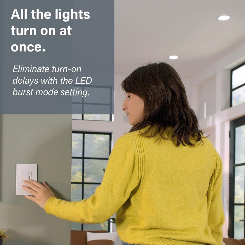 Legrand Radiant 150-Watt Dimmer Light Switch, Single-Pole/3-Way LED Dimmer for