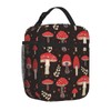 Mushroom Lunch Box Girls Boys Insulated Lunch Bag Reusable Lunchbox