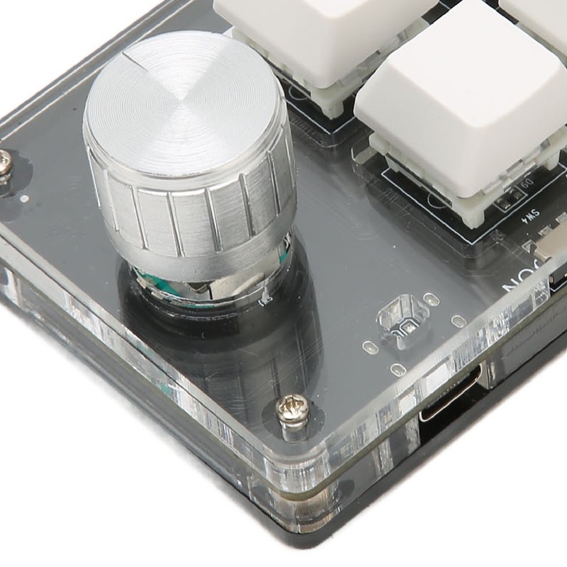 6 Key Mini Keypad with Knob Blue Switch Wired USB