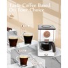 Amaste Retro Style Coffee Machine with 25 Oz Glass Coffee