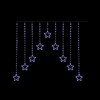 Premier 1.2m x 1.2m Christmas Star Pattern Flexibrights White Pin