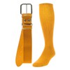 TCK Baseball/Softball Youth Belt & Socks Combo Set (Gold, Small)