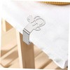 Tofficu 3sets Stainless Steel Tablecloth Clips Non Slip Fixator for