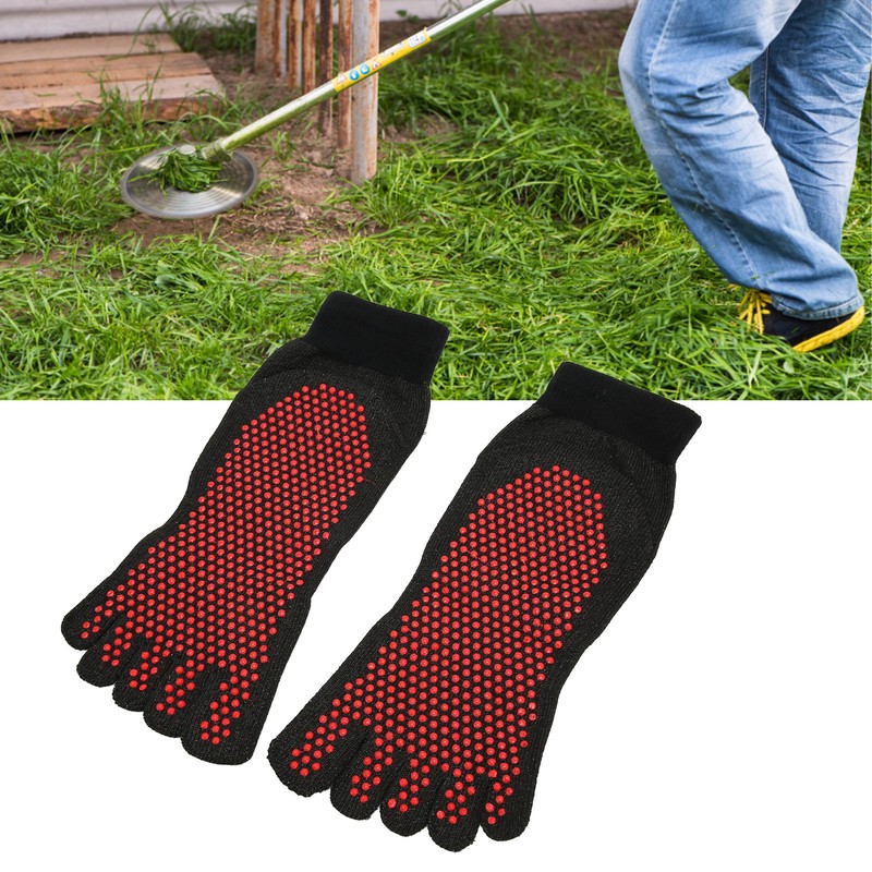 Level 5 Cut Protection Toe Socks Skid Resistant 5 Finger