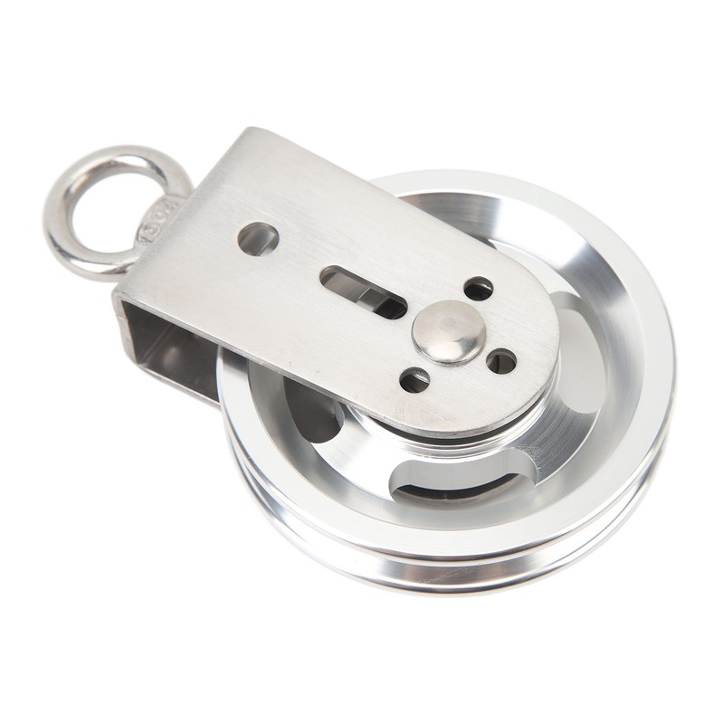 Cable Pulley Wheel Stainless Steel 360 Degree Rotation Traction Wheel