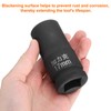 sourcing map 4 Point Square Socket 3/4" Drive by 17mm
