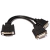BeMatik - Duplicator Cable DMS59-Male to DVI-I-2X female 15cm