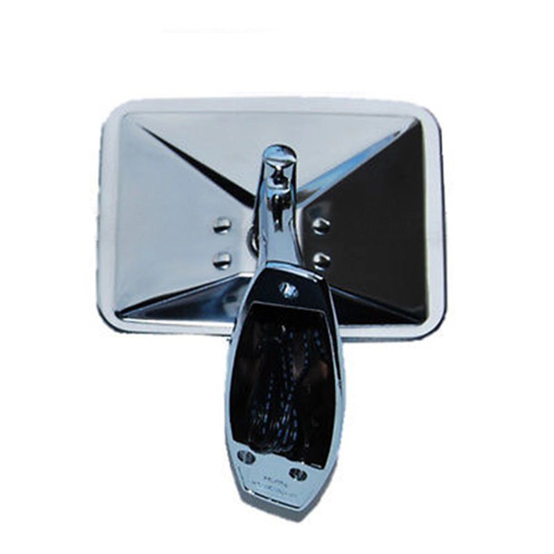 OCTANE LIGHTING Truck Square Rectangle Chrome Outside Rearview LED Turn