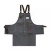 MiOYOOW Work Apron, Adjustable Canvas Kitchen Apron, Cross Back Apron
