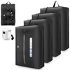 4PCS Vacuum Bags for Travel with Pump, 33L Large Reusable