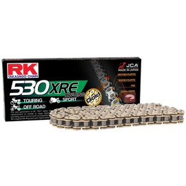 RK Racing Chain GB530XRE-118 Gold 118 Link XW-Ring Chain with Connecting Link
