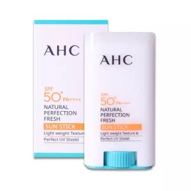 AHC 내추럴 퍼펙션 프레쉬 선스틱 17g 1개 SPF50+ / PA++++ 워터프루프 AHC Natural Perfection Fresh Sun Stick 17g 1pc SPF50+ / PA++++ Waterproof