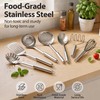 Leonyo 8 Pcs Stainless Steel Kitchen Cooking Utensils Set with