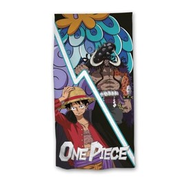 aymax Strandtuch One Piece Luffy vs Kaidou 70 x 140 cm, 100 % Polyester