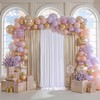 10x10ft Thick Champagne Glitter Backdrop Curtain Panels for Parties, Wrinkle